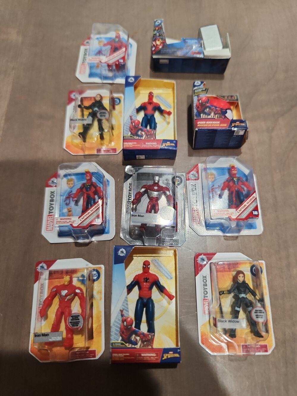 Zuru Mini Brands Marvel Avengers Lot Of 11 THOR Spiderman Ironman Black Widow